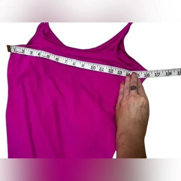 skims fits everybody slip dress neon bright pink extra large - Picture 5 of 9
